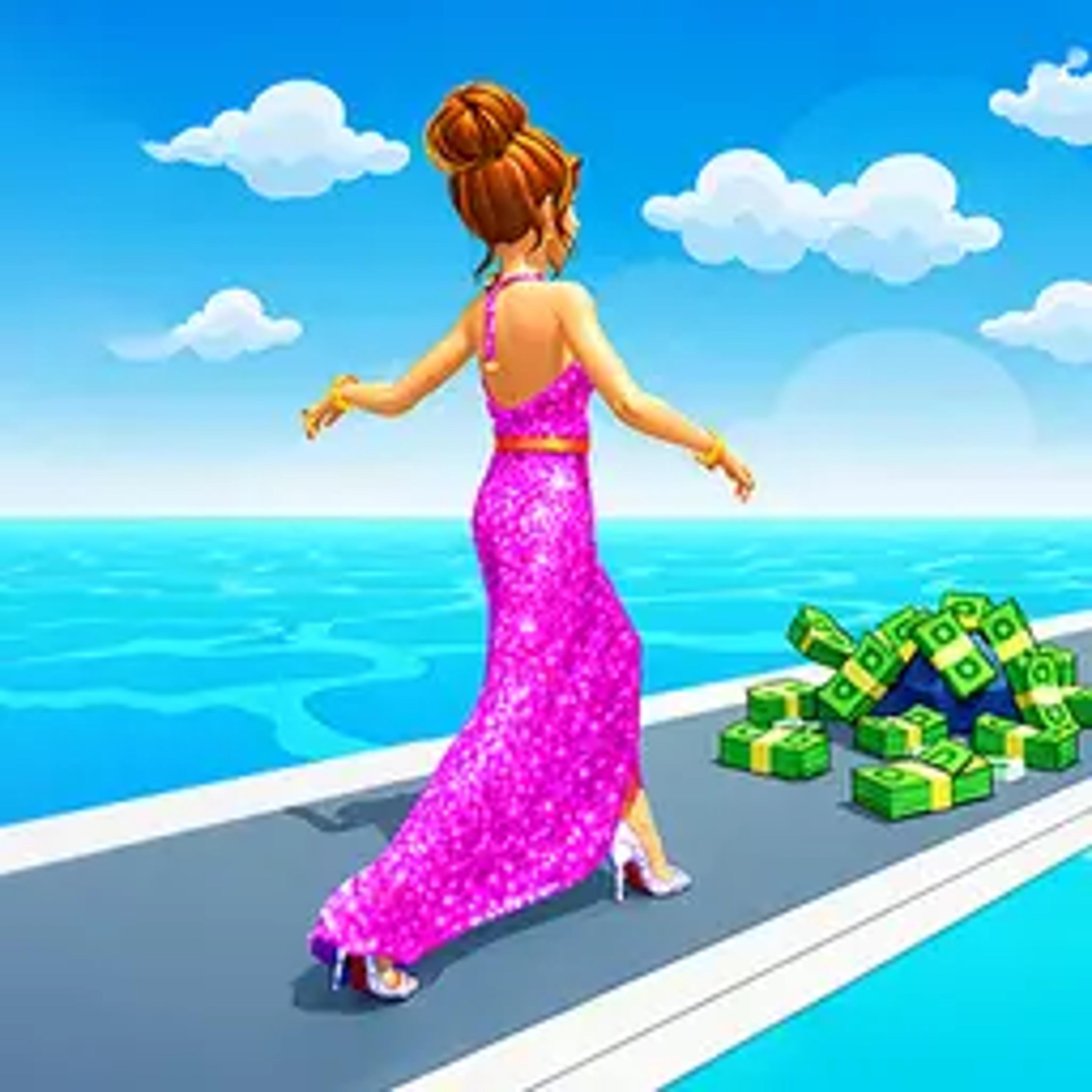 Girl Money Rush Game