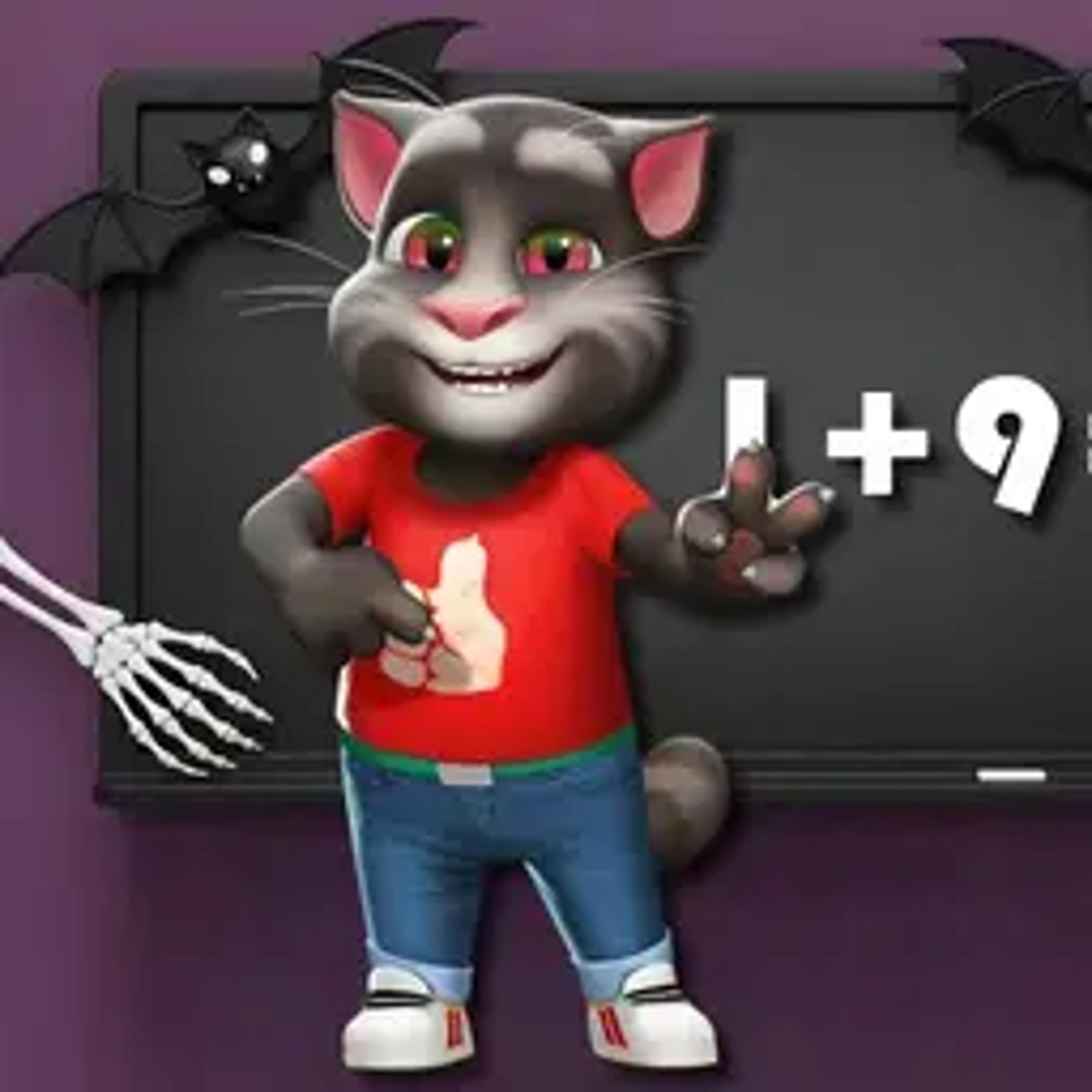 Halloween Tom Math Challenge