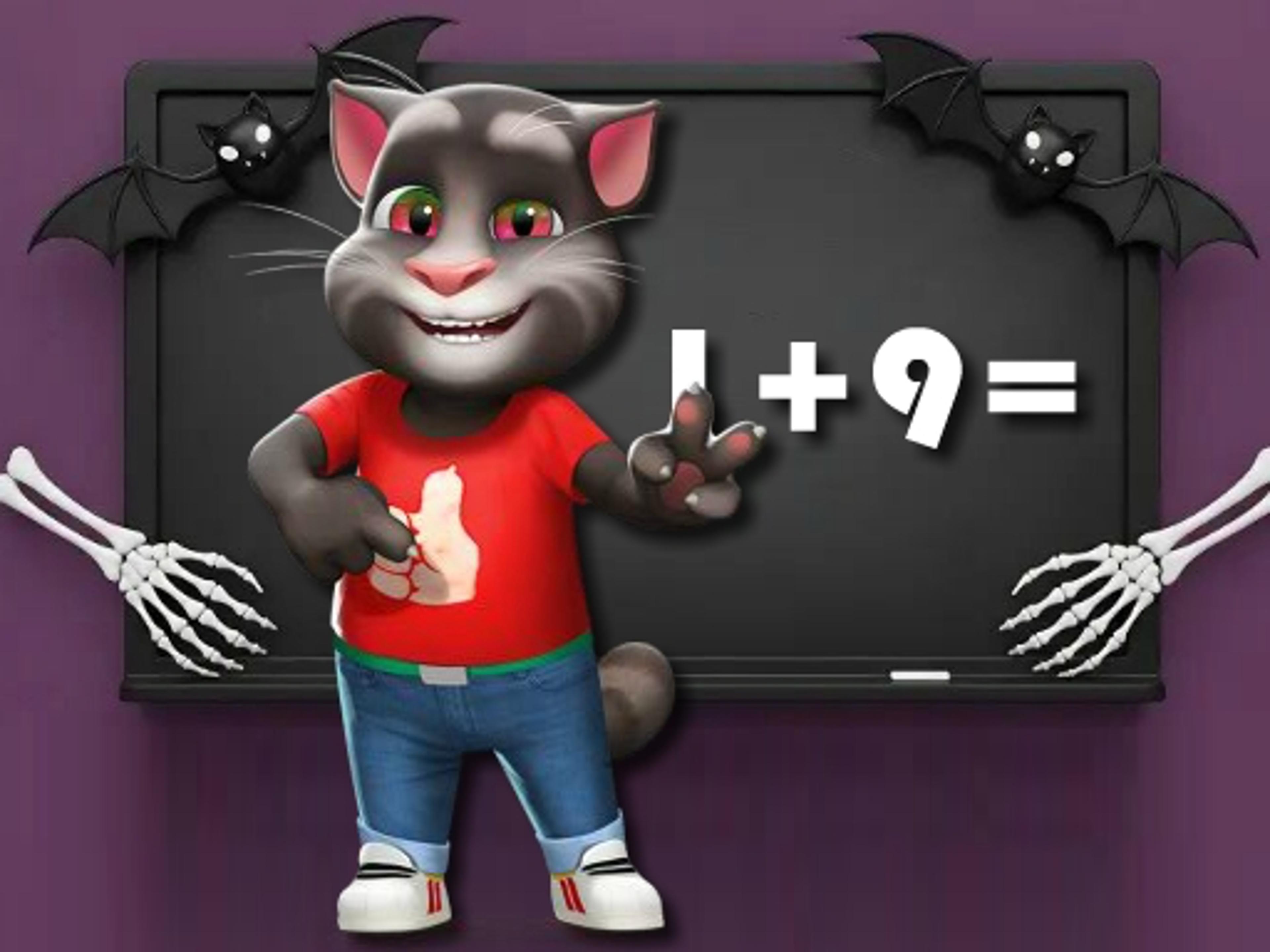 Halloween Tom Math Challenge logo