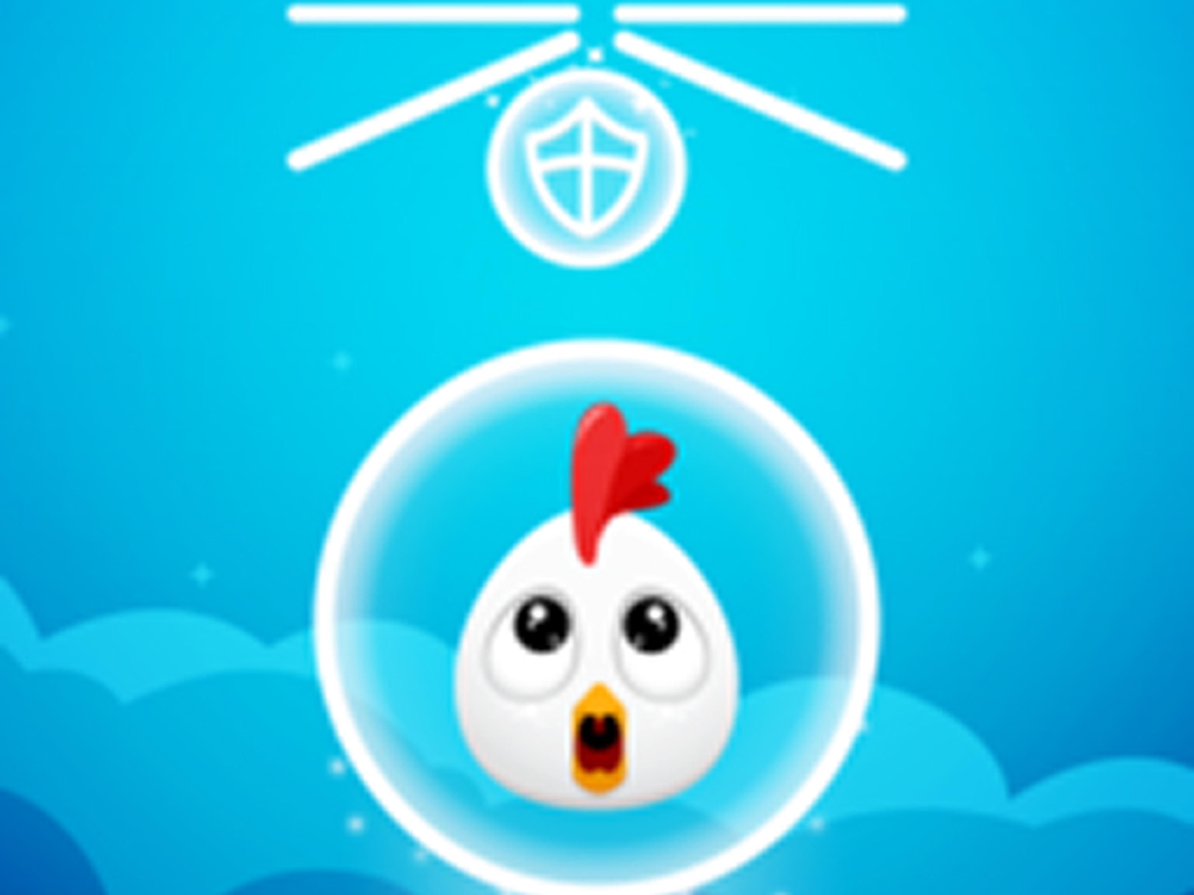 Hen Bubble Go Up Game logo