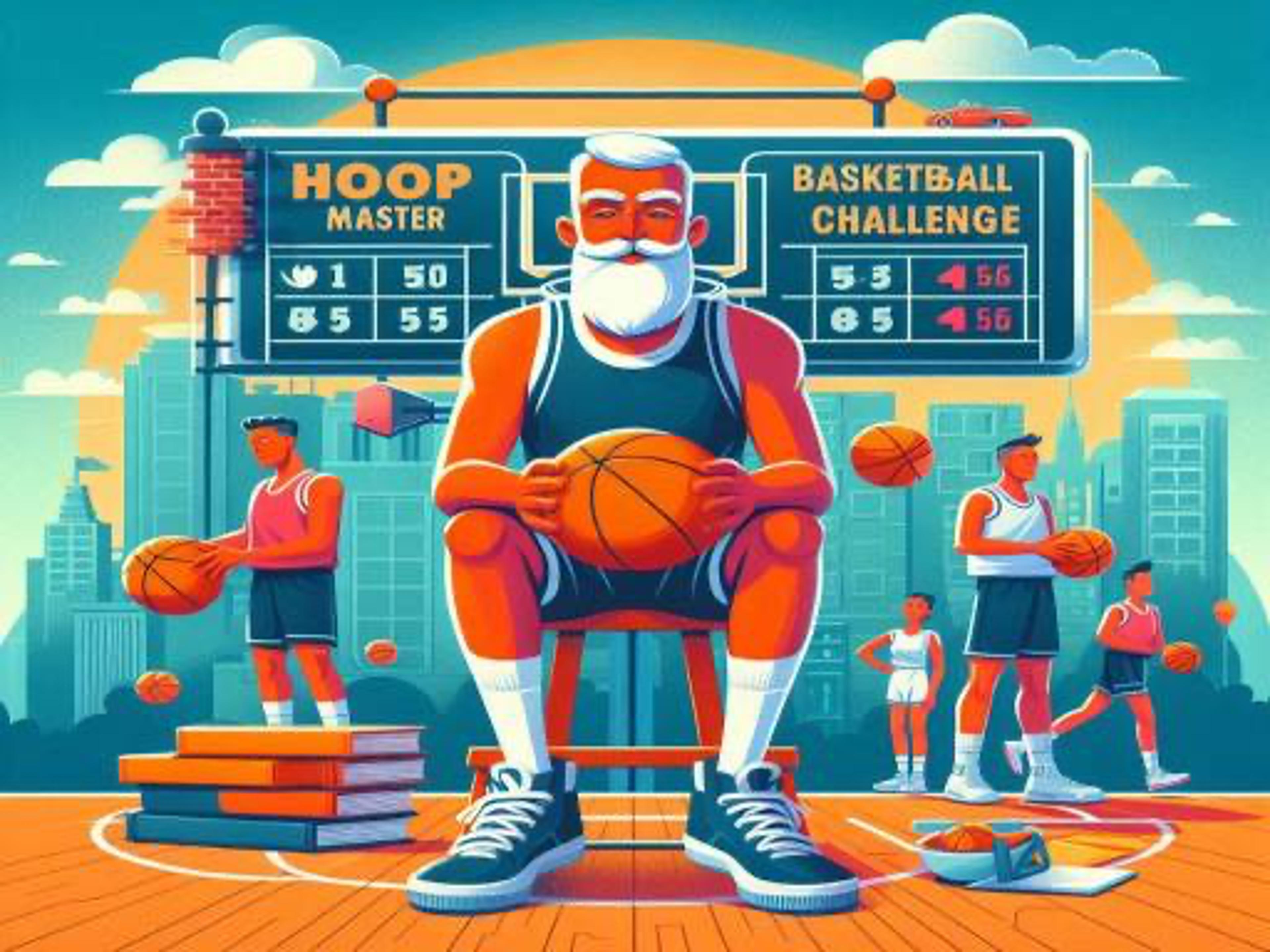 Hoop Master Basketball Trivia Challenge logo