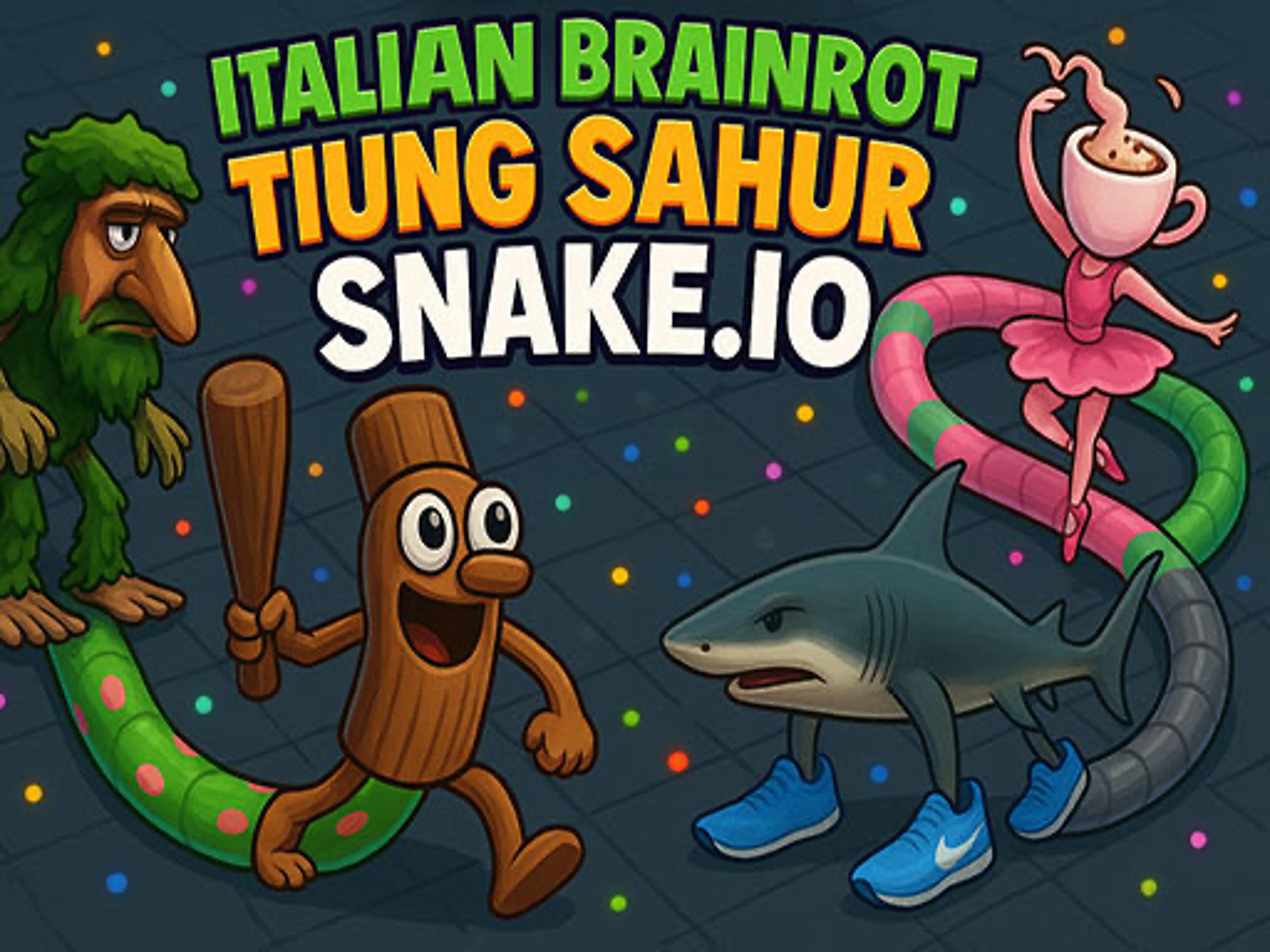 Italian Brainrot Tung Sahur Snake.io logo