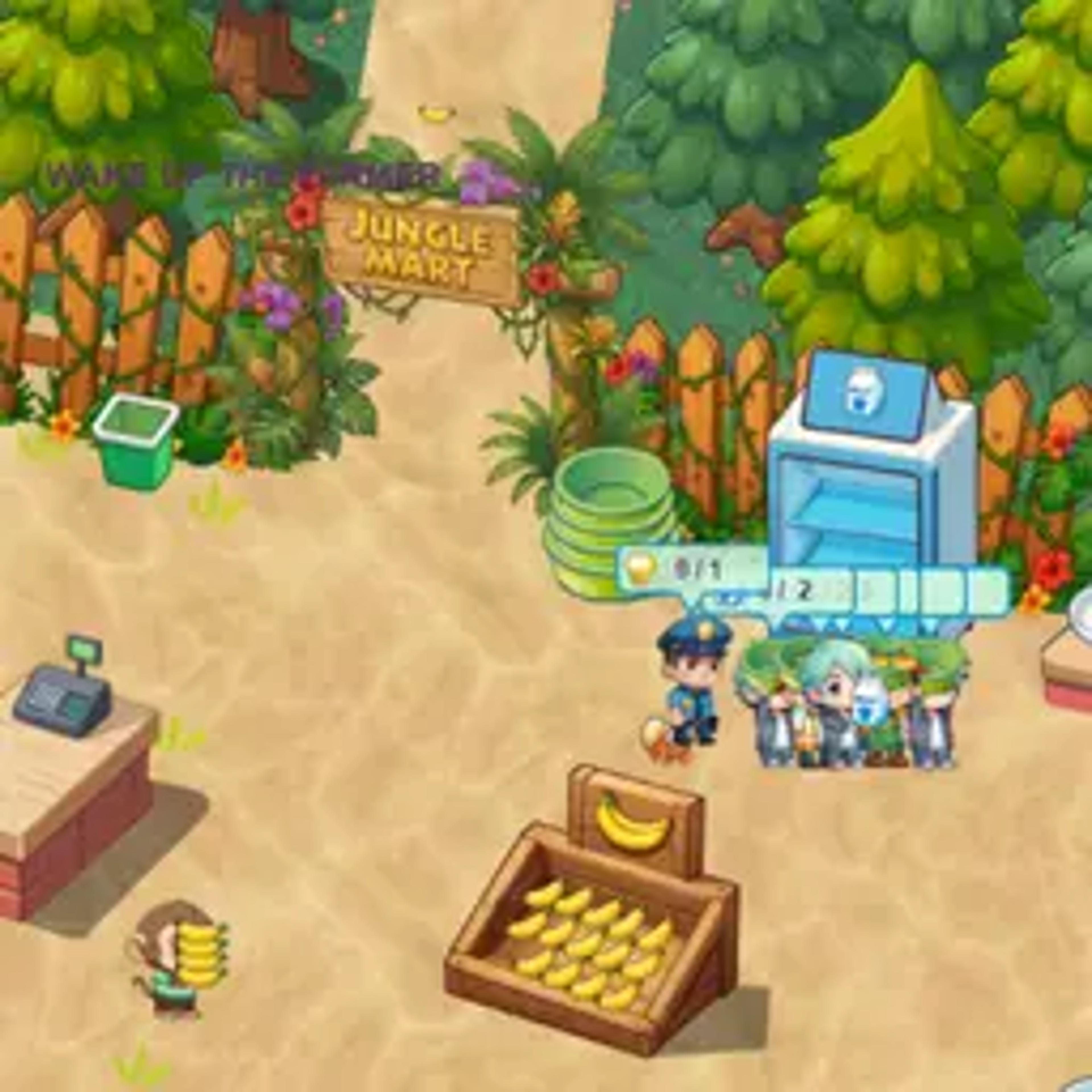 Jungle Mart idle game