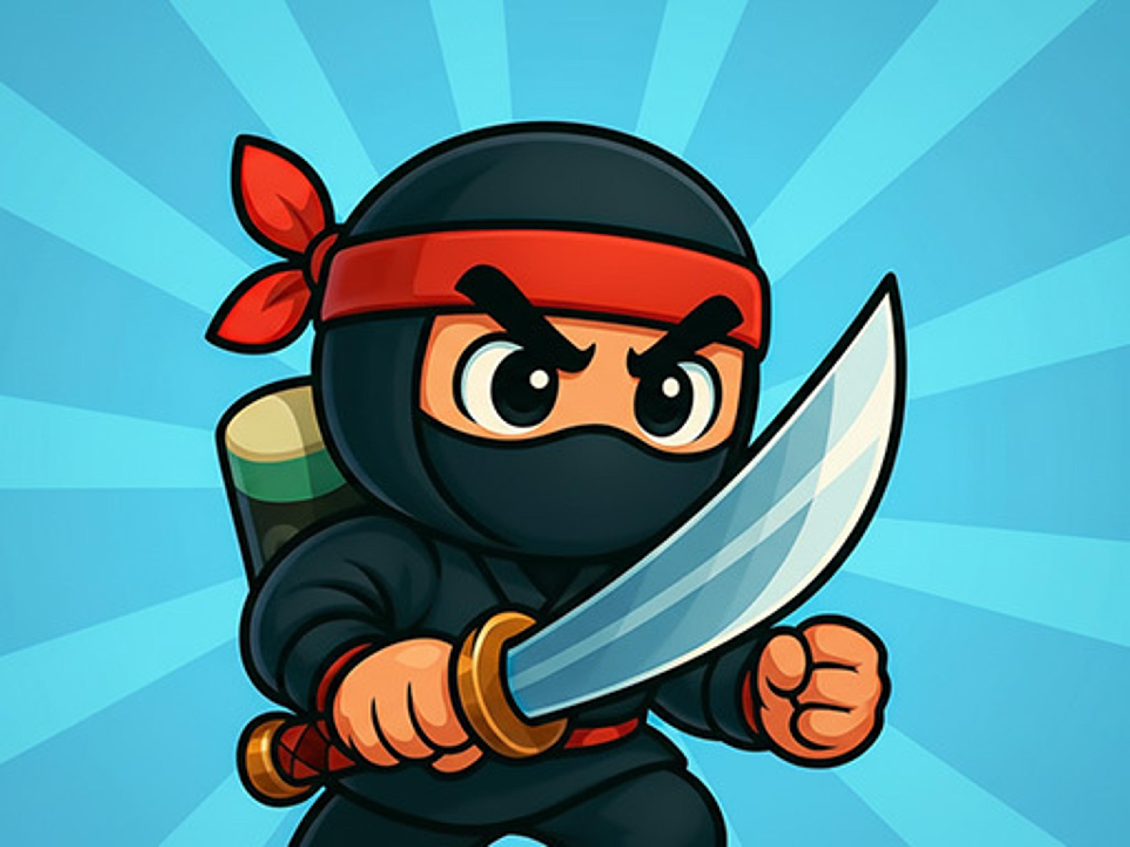 Ninja Jump fighting logo