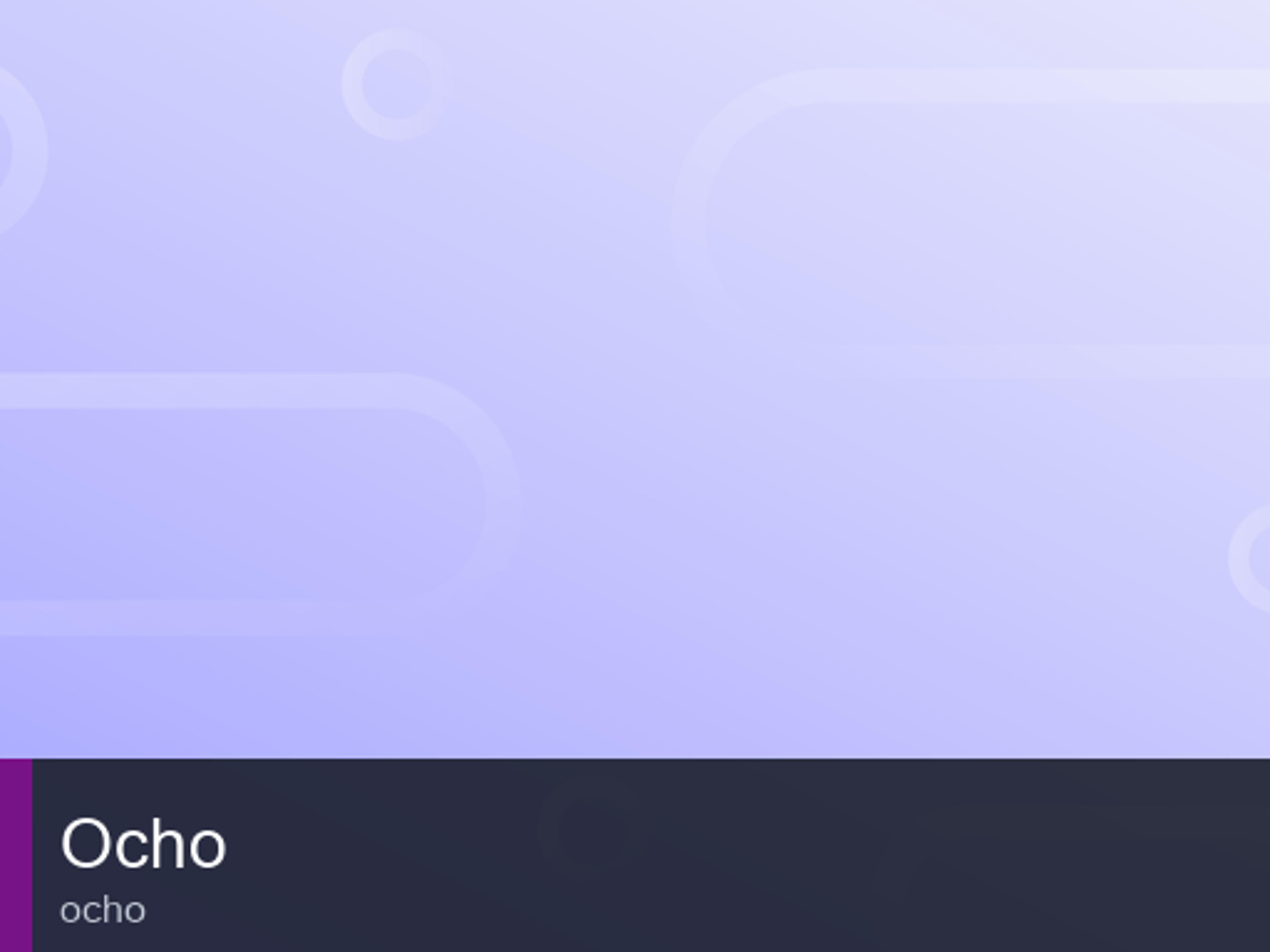 Ocho logo