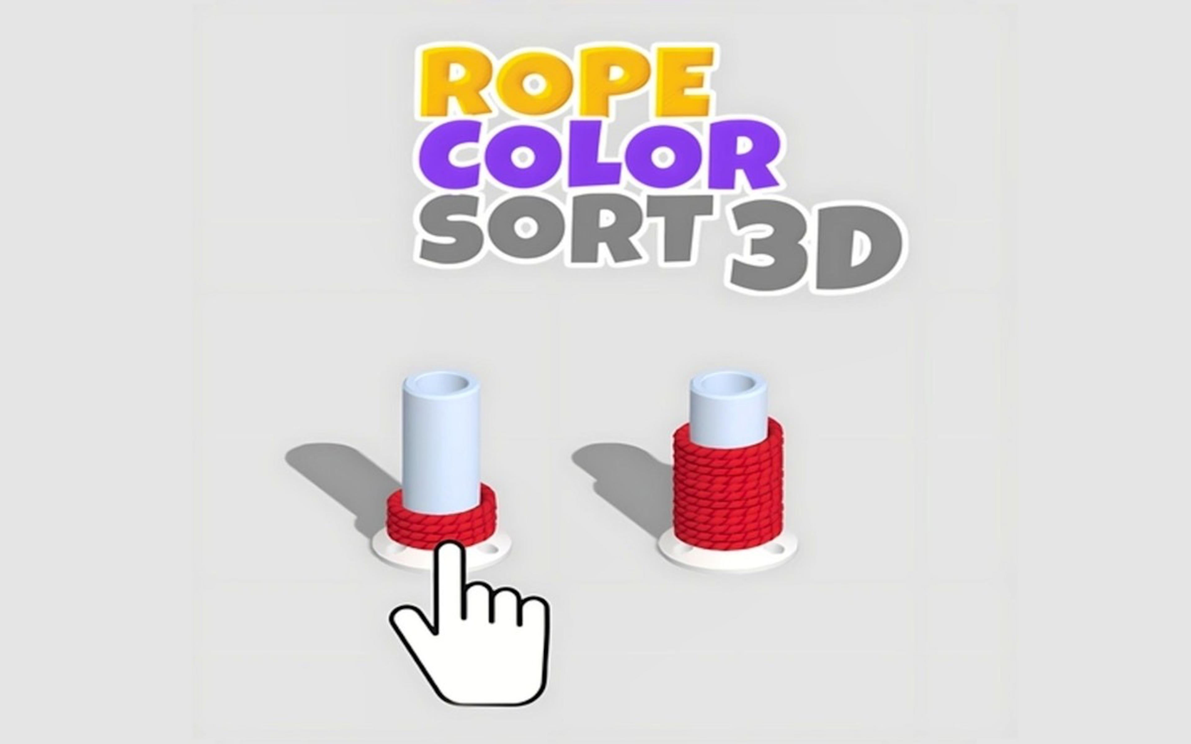 Rope Color Sort 3d logo