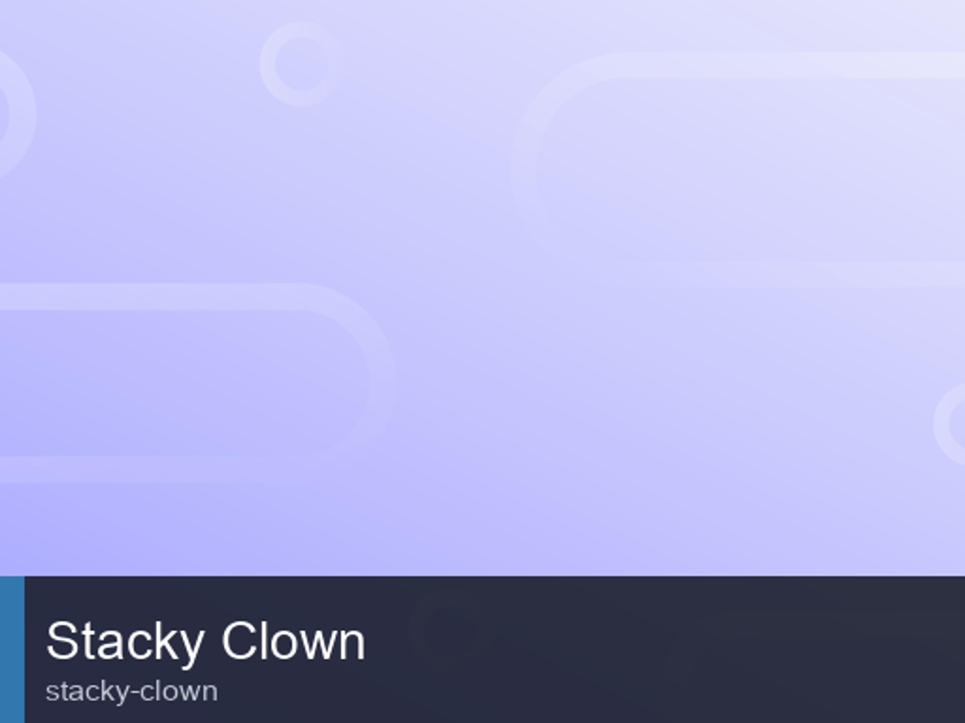 Stacky Clown logo